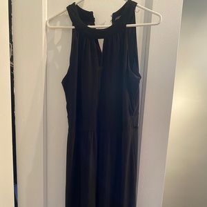 Little black dress. Knee length.